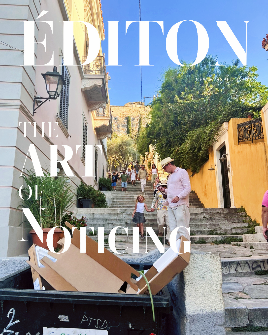 THE ART OF NOTICING — ÉDITON editorial cover